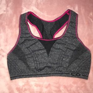 Gray Sports Bra